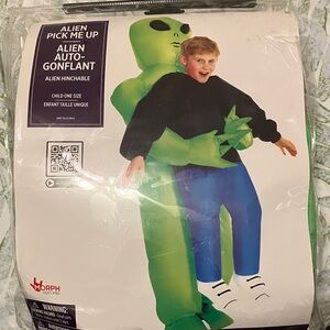 Alien Pick Me Up Kids Costume - Green
